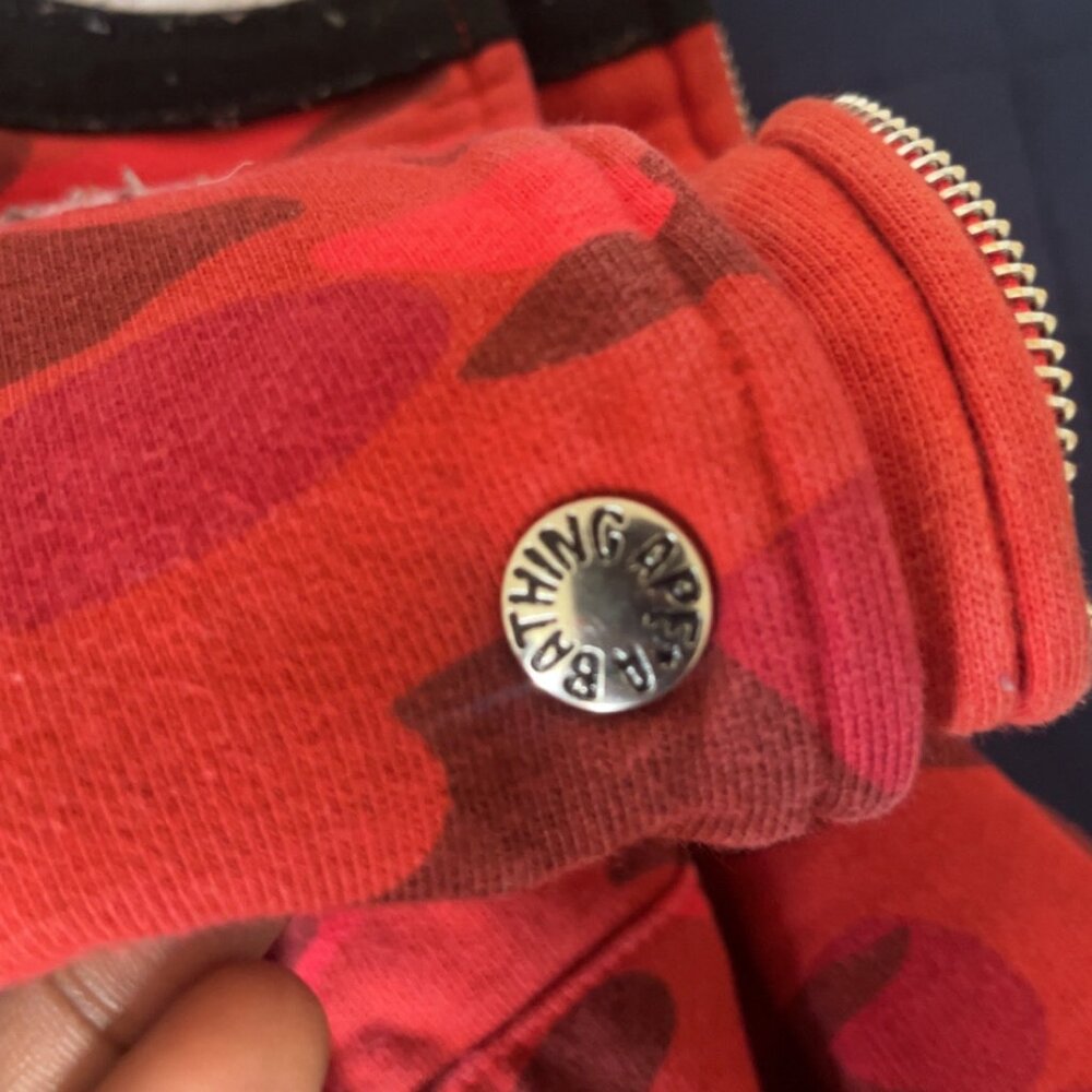 BAPE Color Camo Shark Wide Fit Full Zip Double Hoodie